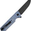 Tenable Anomaly Linerlock Blue Frag Folding Knife Nitro V