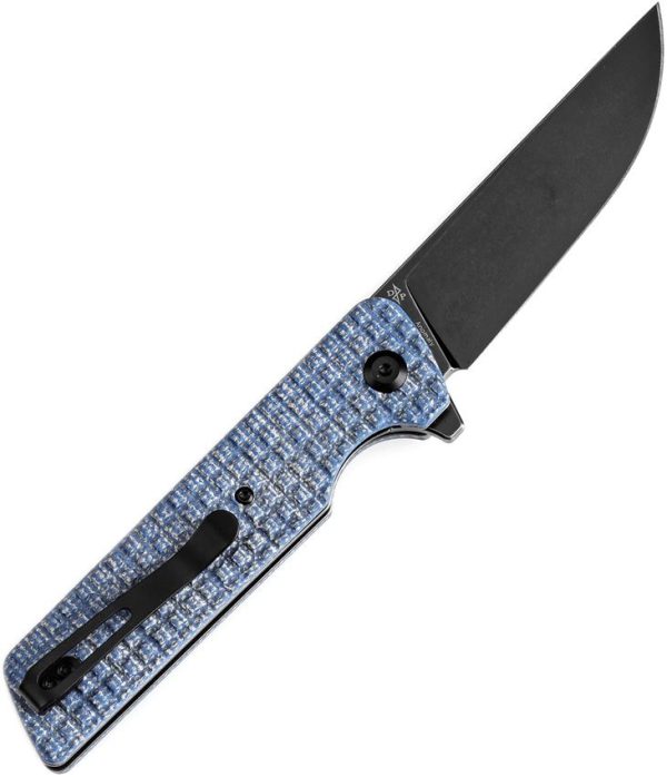 Tenable Anomaly Linerlock Blue Frag Folding Knife Nitro V