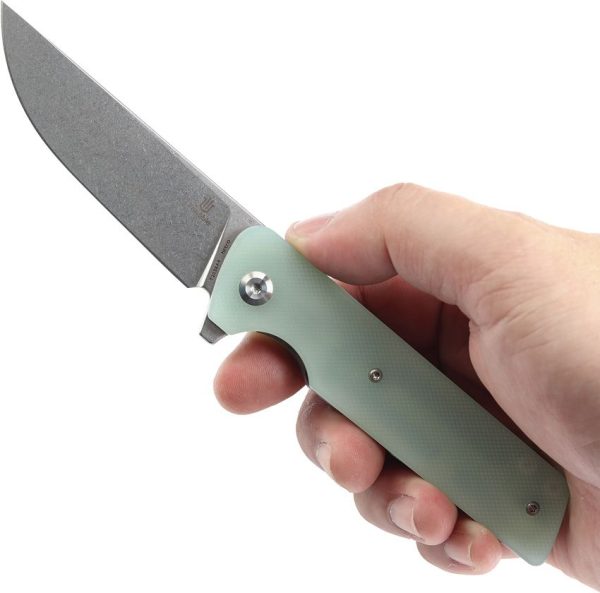 Tenable Anomaly Linerlock Jade G10 Folding Knife Nitro V