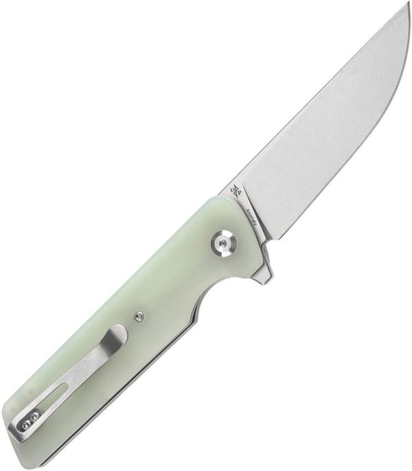 Tenable Anomaly Linerlock Jade G10 Folding Knife Nitro V