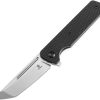 Tenable Anomaly Linerlock Folding Knife Nitro V Tanto Black G10