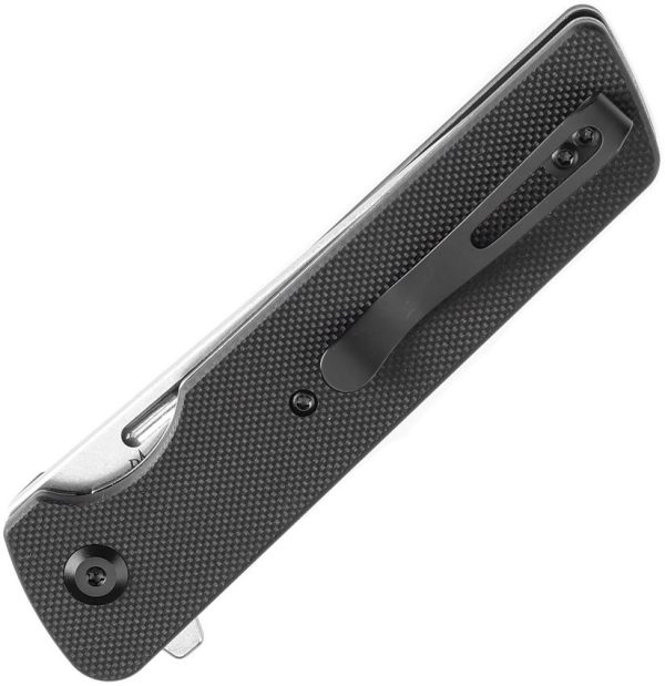 Tenable Anomaly Linerlock Folding Knife Nitro V Tanto Black G10