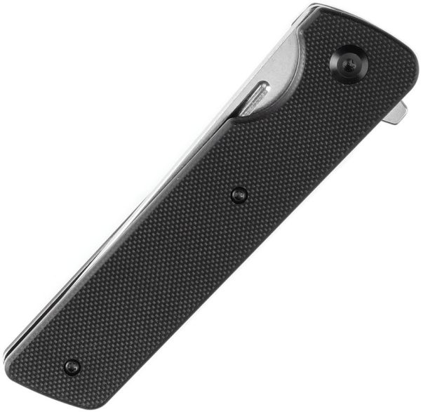 Tenable Anomaly Linerlock Folding Knife Nitro V Tanto Black G10