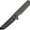 Tenable Anomaly Linerlock Green Micarta Folding Knife Nitro V