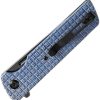 Tenable Anomaly Linerlock Blue Frag Folding Knife Nitro V
