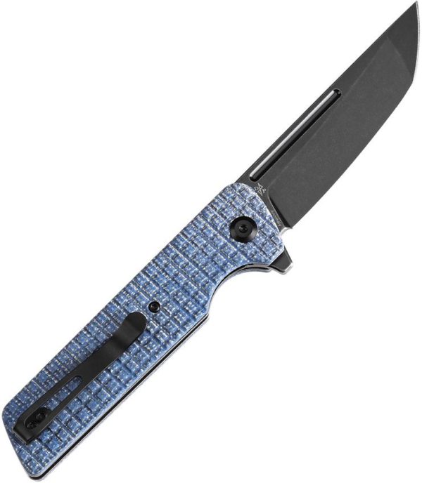 Tenable Anomaly Linerlock Blue Frag Folding Knife Nitro V