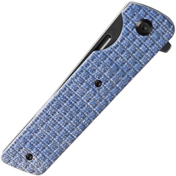 Tenable Anomaly Linerlock Blue Frag Folding Knife Nitro V