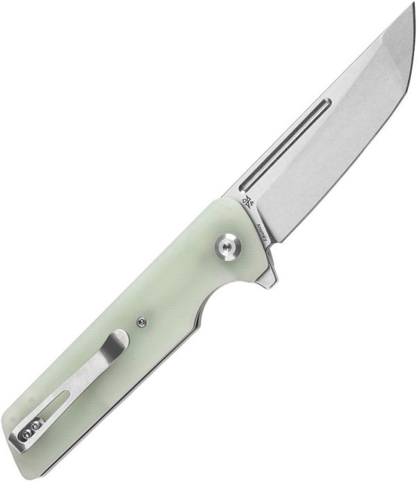 Tenable Anomaly Linerlock Jade G10 Folding Knife Nitro V