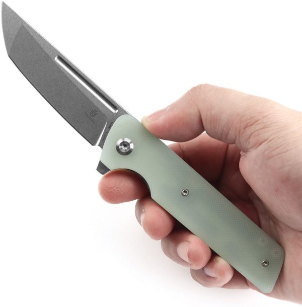 Tenable Anomaly Linerlock Jade G10 Folding Knife Nitro V