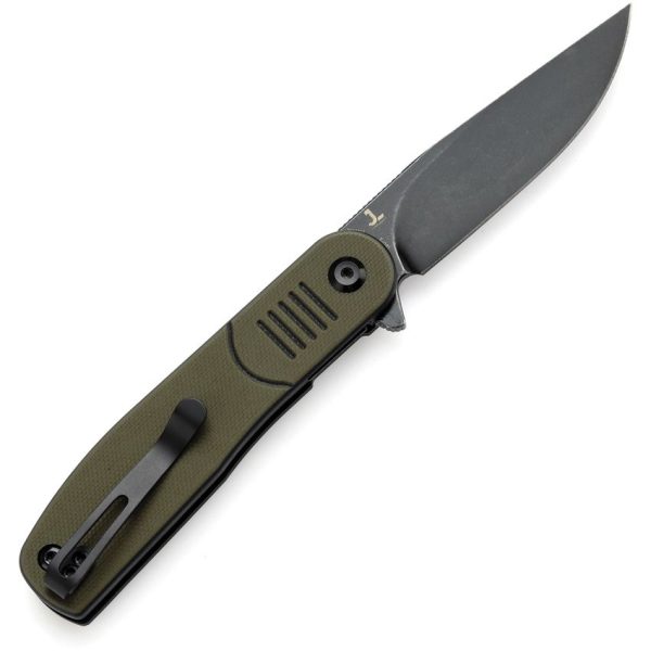 Tenable Einar Linerlock OD Green Nitro V Folding Knife