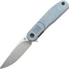 Tenable Einar Linerlock Blue Canvas Folding Knife Nitro V Steel