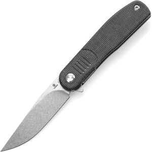 Tenable Einar Linerlock SW Black Folding Knife Nitro V Steel