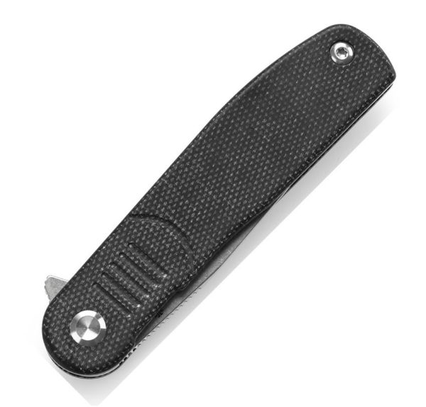 Tenable Einar Linerlock SW Black Folding Knife Nitro V Steel
