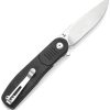 Tenable Einar Linerlock SW Black Folding Knife Nitro V Steel