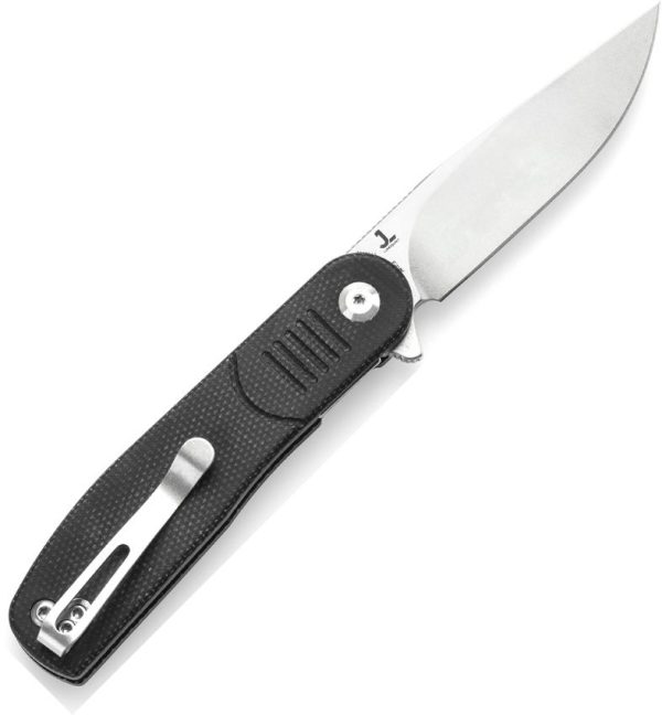 Tenable Einar Linerlock SW Black Folding Knife Nitro V Steel