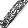 Tenable Einar Linerlock White CF Folding Knife Nitro V