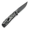 Tenable Einar Linerlock White CF Folding Knife Nitro V