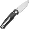 Tenable Raven Crossbar Lock Twill CF Folding Knife 14C28N Sandvik