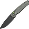 Tenable Raven Crossbar Lock - Green Micarta