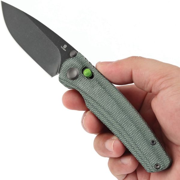 Tenable Raven Crossbar Lock - Green Micarta