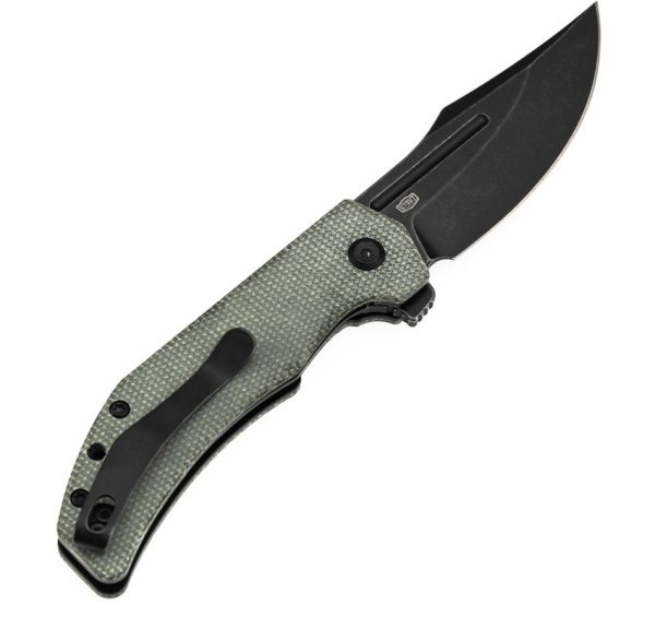 Tenable Orion Linerlock Green Micarta Folding Knife 14C28N