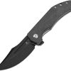 Tenable Orion Linerlock Black Micarta 14C28N Folding Knife