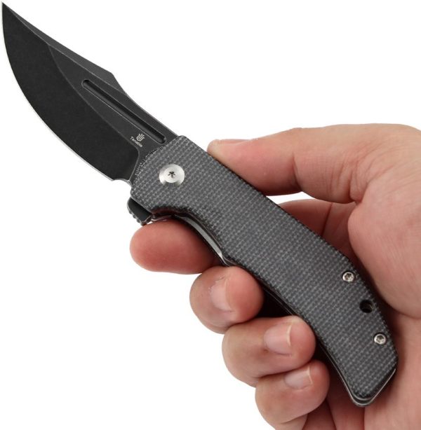 Tenable Orion Linerlock Black Micarta 14C28N Folding Knife