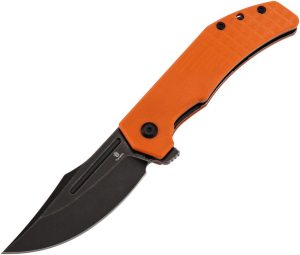 Tenable Orion Linerlock Orange G10 Folding Knife 14C28N Blade