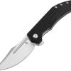 Tenable Orion Linerlock Black G10 Folding Knife 14C28N