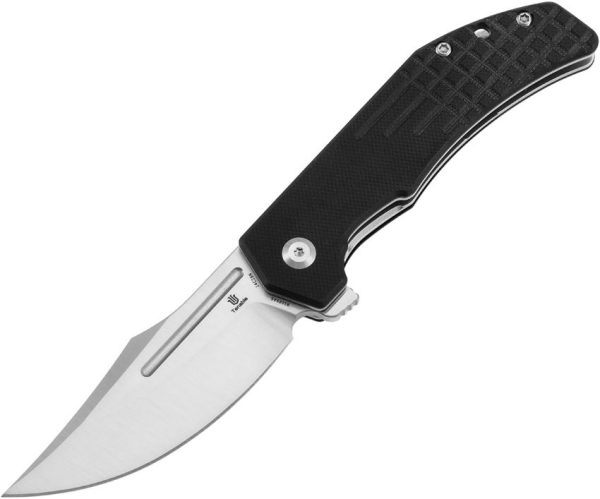 Tenable Orion Linerlock Black G10 Folding Knife 14C28N