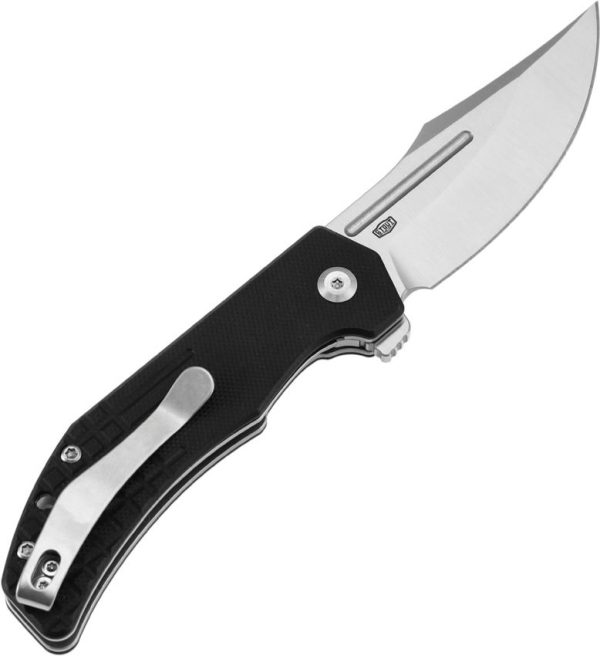 Tenable Orion Linerlock Black G10 Folding Knife 14C28N