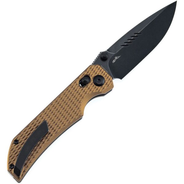 Tenable Eaglestrike Crossbar Lock Folding Knife Nitro V Bronze