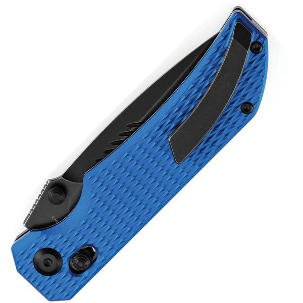 Tenable Eaglestrike Crossbar Lock Blue Folding Knife Nitro V