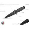 TB Outdoor Protecteur Tactical Fixed Blade - Black