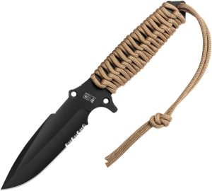 TBO004.jpg TB Outdoor Survival Fixed Blade Knife 4.5" MOX Steel Coyote