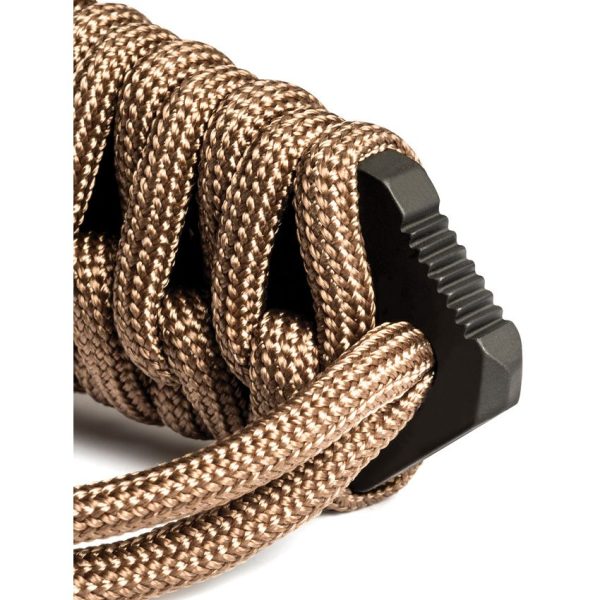 TB Outdoor Survival Fixed Blade Knife 4.5" MOX Steel Coyote