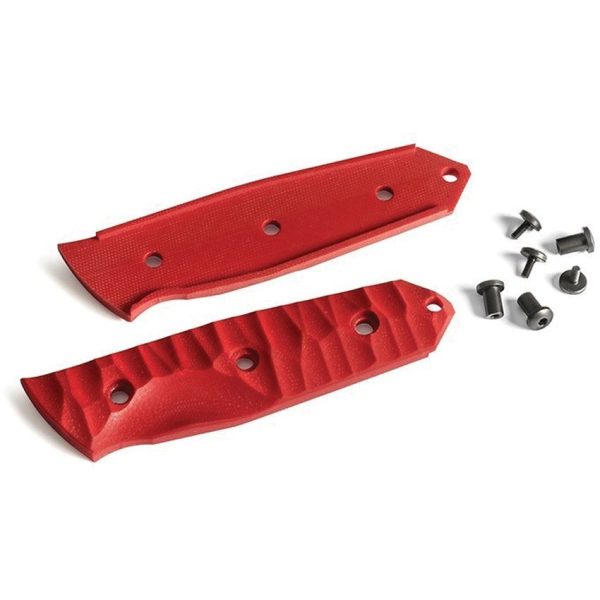 TB Outdoor Survival Fixed Blade Red 4.5" MOX Steel Knife