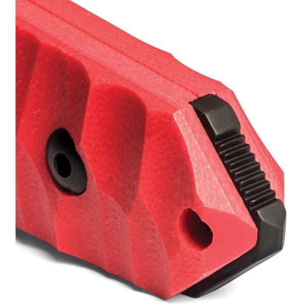 TB Outdoor Survival Fixed Blade Red 4.5" MOX Steel Knife