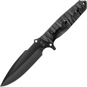 TBO035.jpg TB Outdoor Survival Fixed Blade Black 4.5" MOX Steel Knife