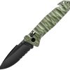 TB Outdoor C.A.C. S200 Axis Lock Folding Knife Green Handle