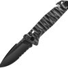 TB Outdoor C.A.C. S200 Axis Lock Folding Knife Black Nitrox