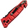 TB Outdoor C.A.C. Utility Axis Lock Red Folding Knife