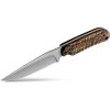 TB Outdoor Commandeur Fixed Blade Knife Ziricote Wood Handle