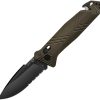 TBO049.jpg TB Outdoor C.A.C. Utility Axis Lock Green Folding Knife
