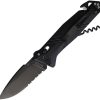 TB Outdoor C.A.C. Utility Axis Lock Black Folding Knife