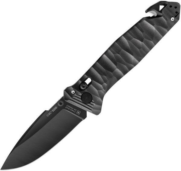 TBO052.jpg TB Outdoor C.A.C. S200 Axis Lock Folding Knife Black Nitrox