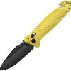 TB Outdoor C.A.C. Axis Lock Yellow Folding Knife Nitrox Blade