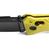 TB Outdoor C.A.C. Axis Lock Yellow Folding Knife Nitrox Blade