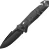 TB Outdoor C.A.C. Utility Axis Lock Black Folding Knife