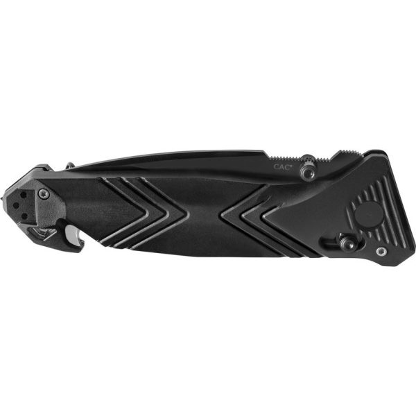 TB Outdoor C.A.C. Utility Axis Lock Black Folding Knife